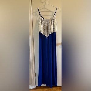 NWT Cobalt Blue Maxi Dress